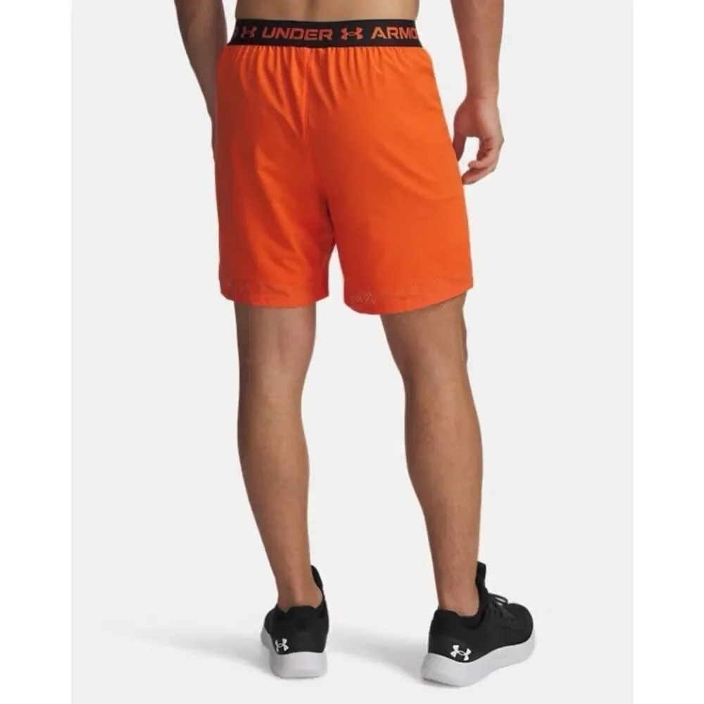 #302. Under Armour NWT Orange Base Vanish 6” Woven Shorts